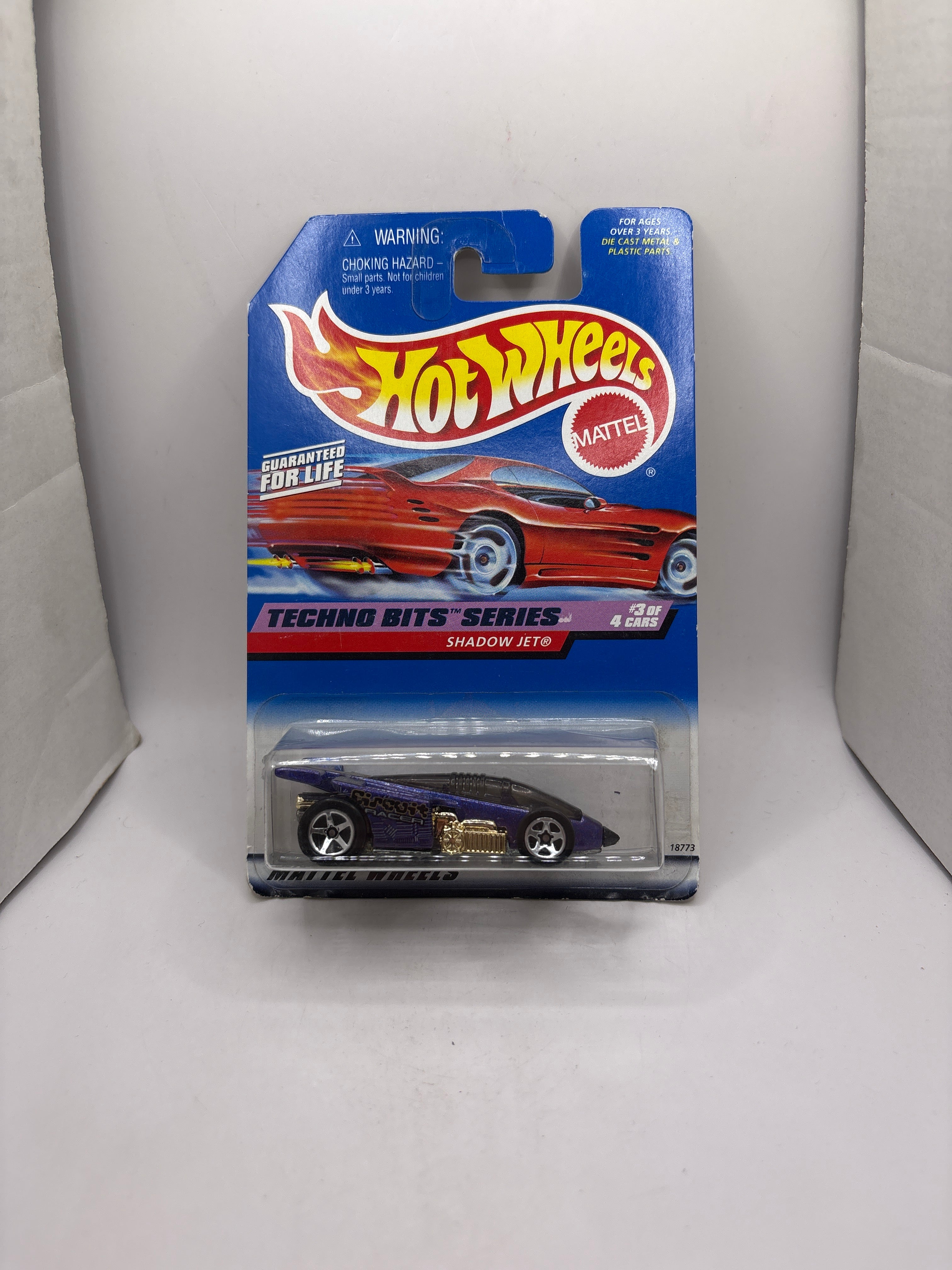 Hot Wheels Shadow Jet Diecast blue
