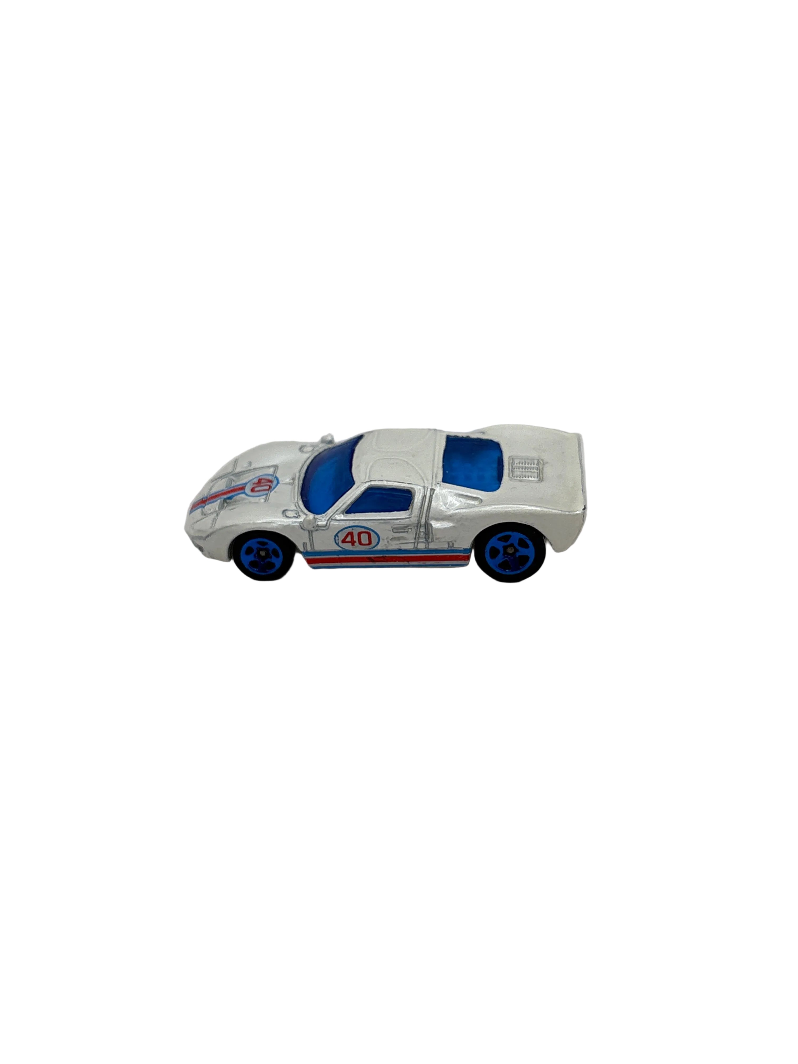 Hot Wheels Ford GT-40 Diecast white