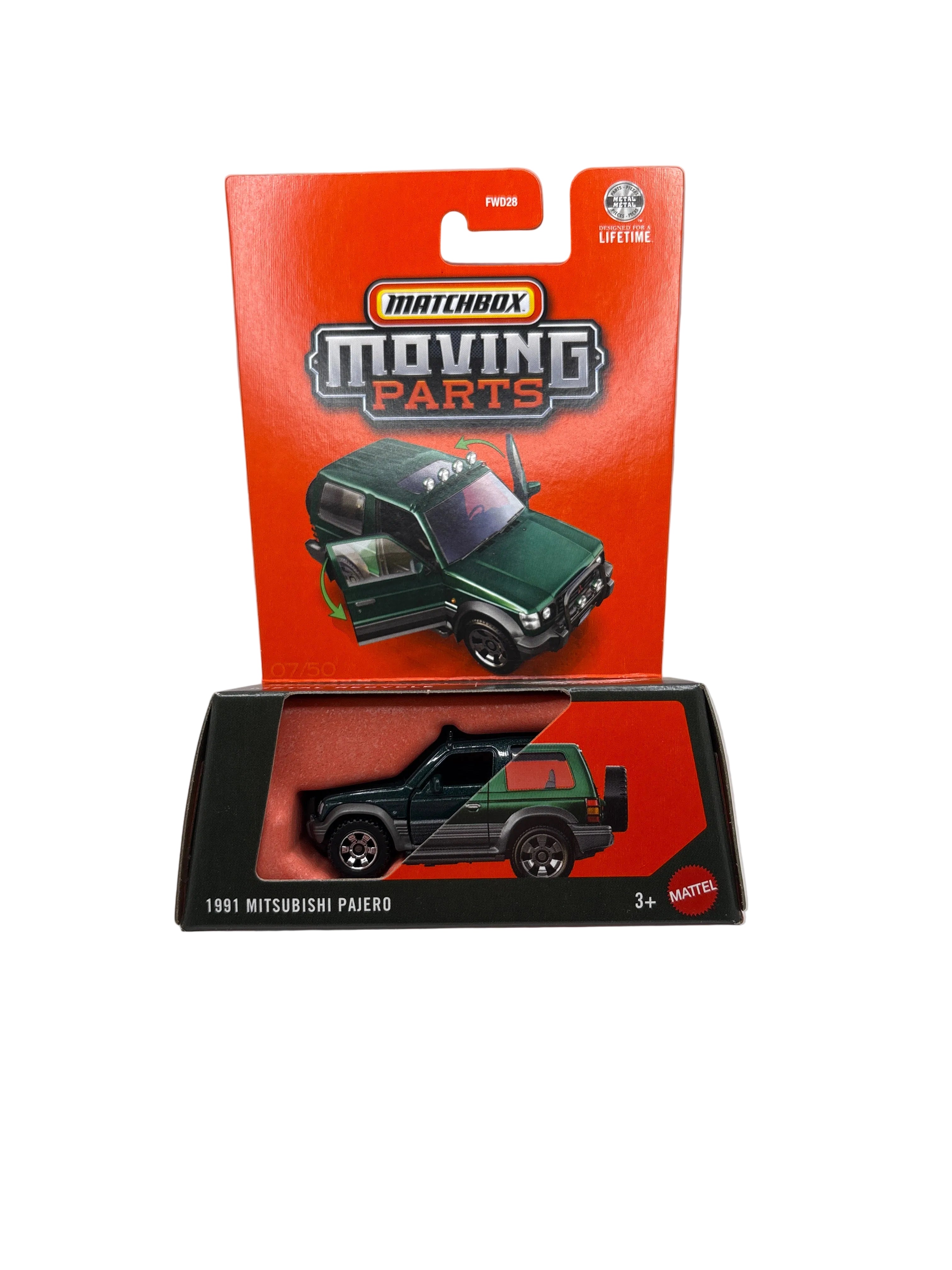 Matchbox 1991 Mitsubishi Pajero Diecast green