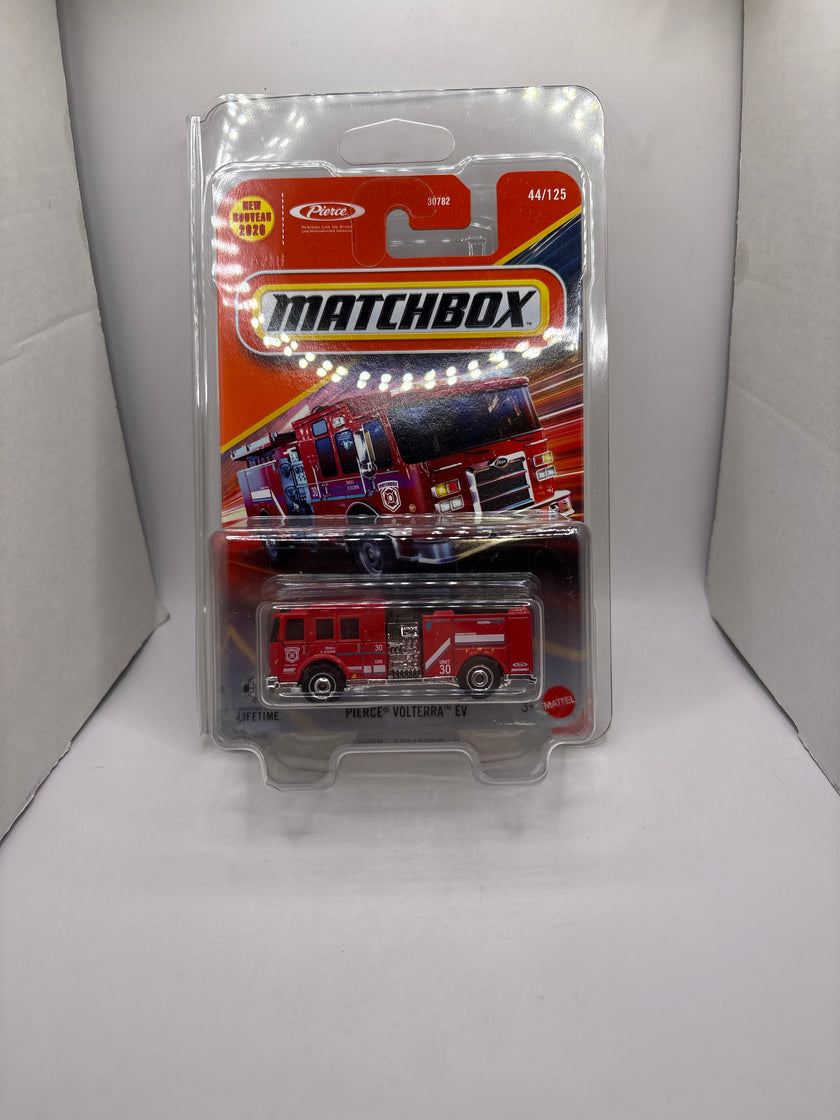 Matchbox Pierce Volterra EV Diecast red