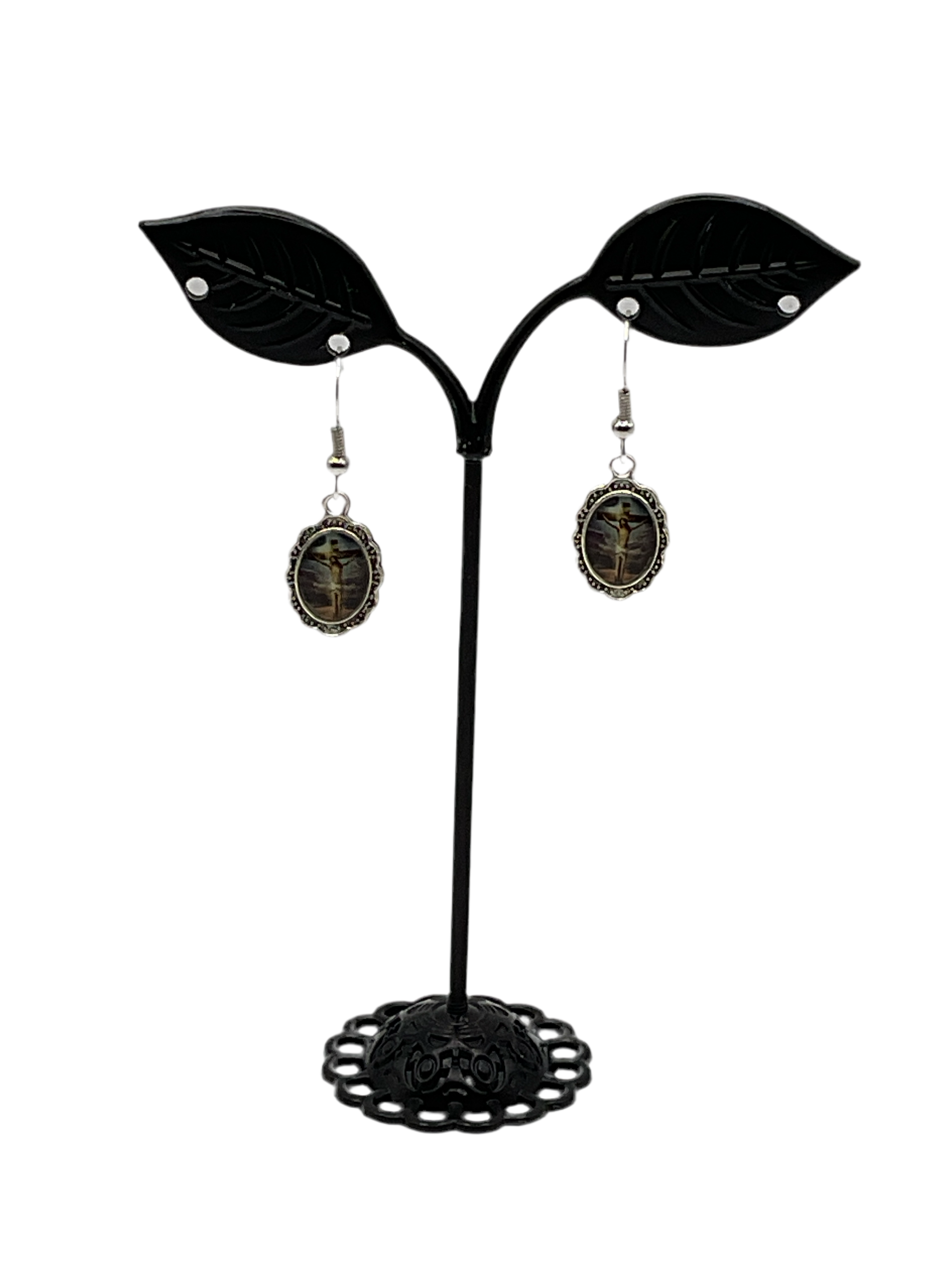 Jesus On Cross Earrings