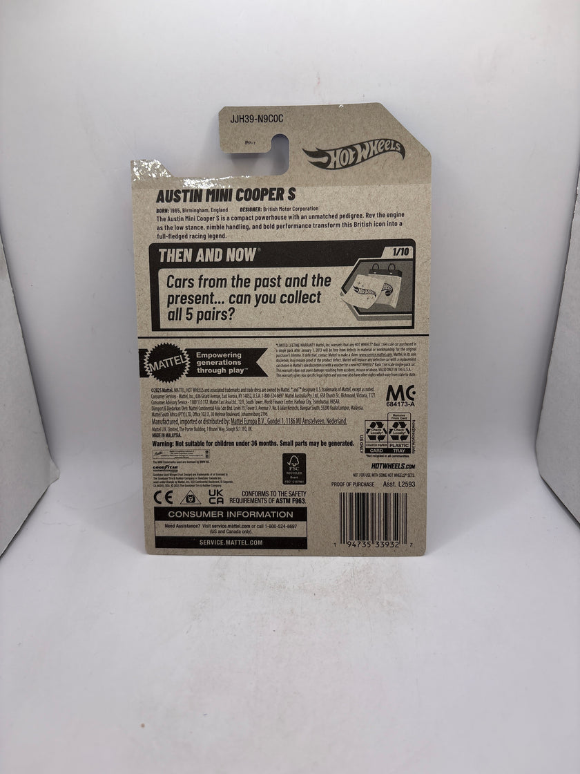 Hot Wheels Austin Mini Cooper S Diecast green