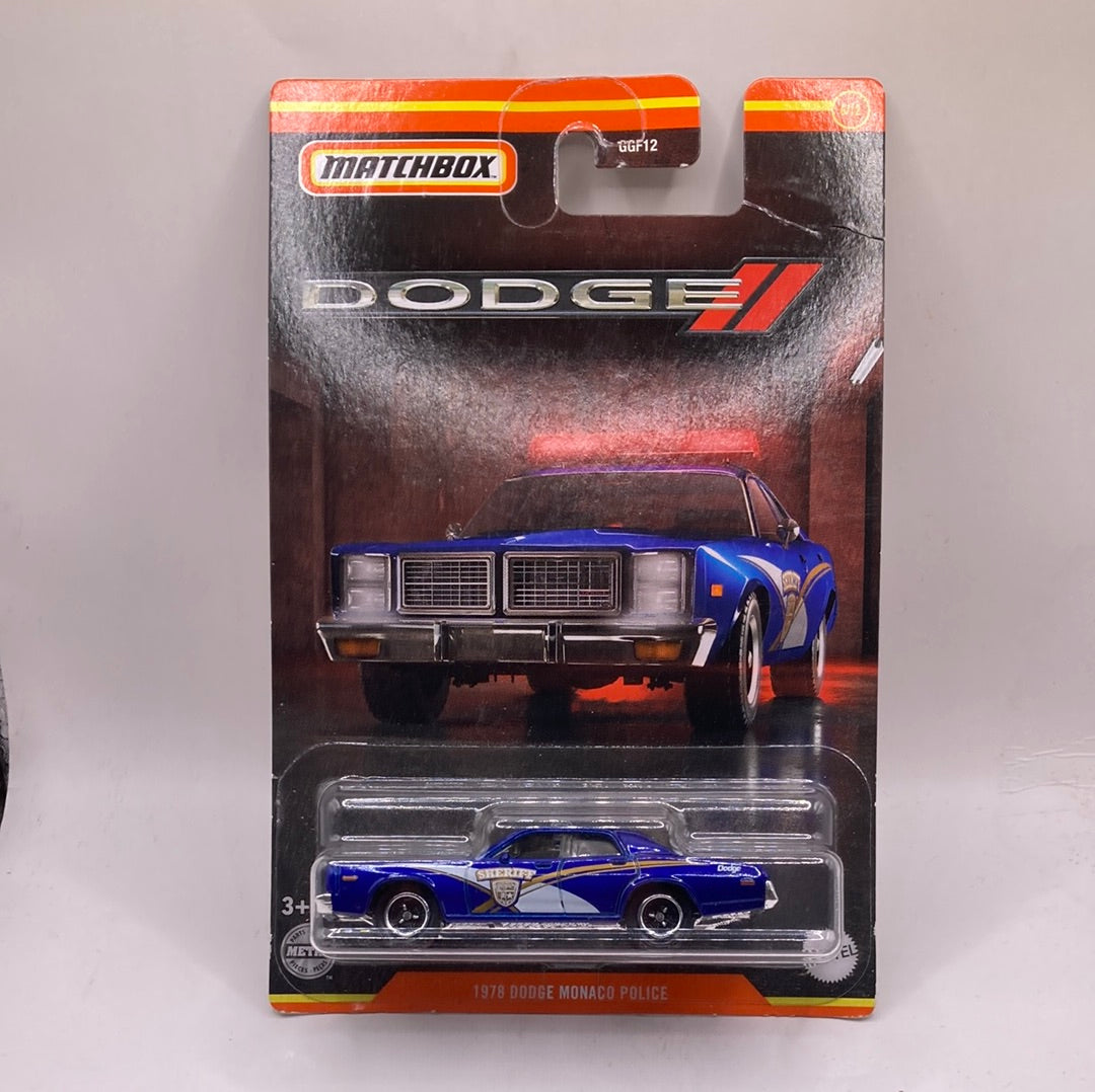 Matchbox 1978 Dodge Monaco Police Diecast