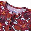 PoshTOT Fall Football Bamboo Baby Convertible Zippy Romper