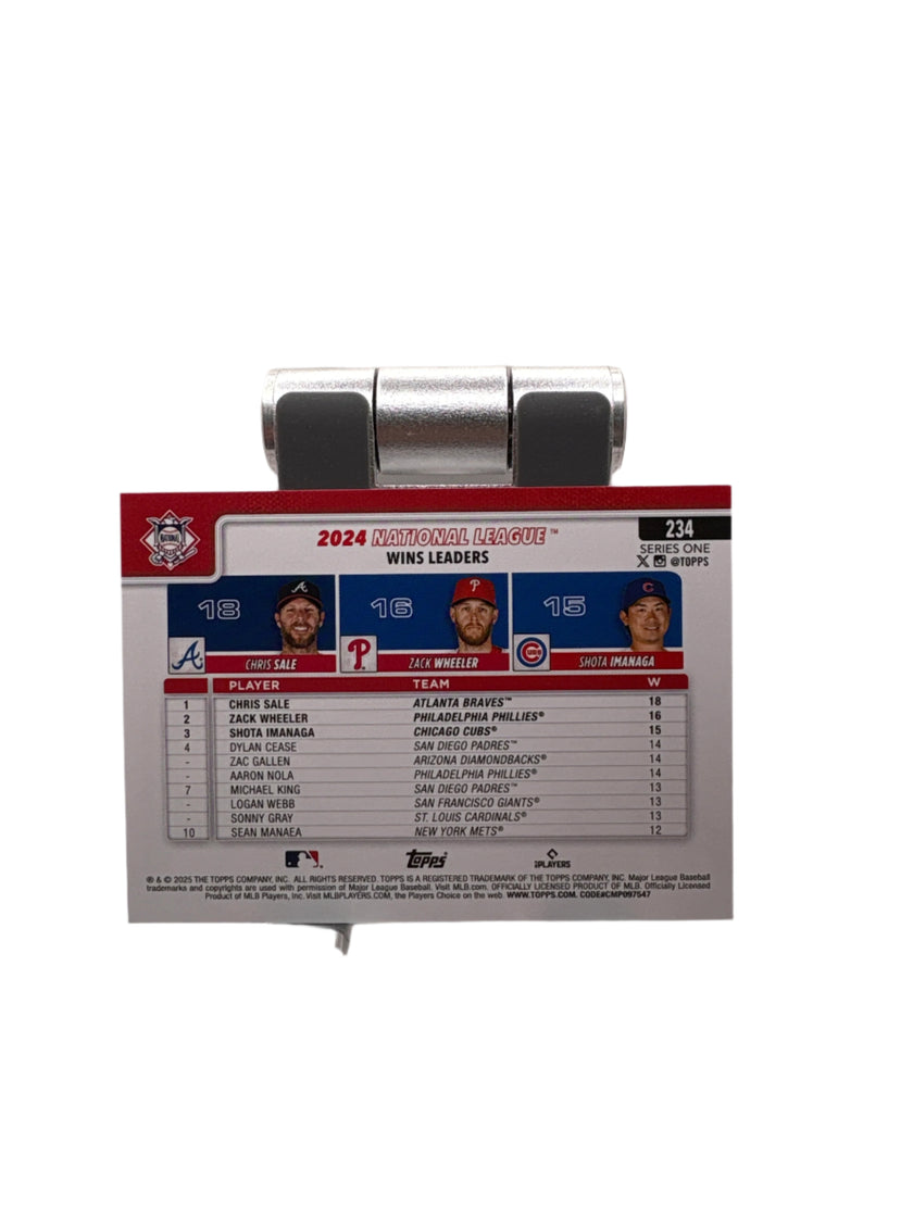 Topps Chris Sale Zack Wheeler Shota Imanaga