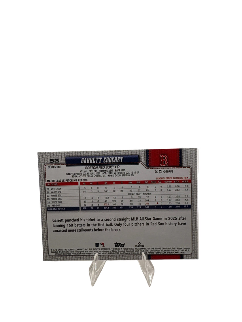 Topps Garrett Crochet