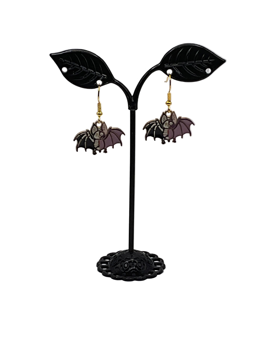 Enamel Halloween Earrings