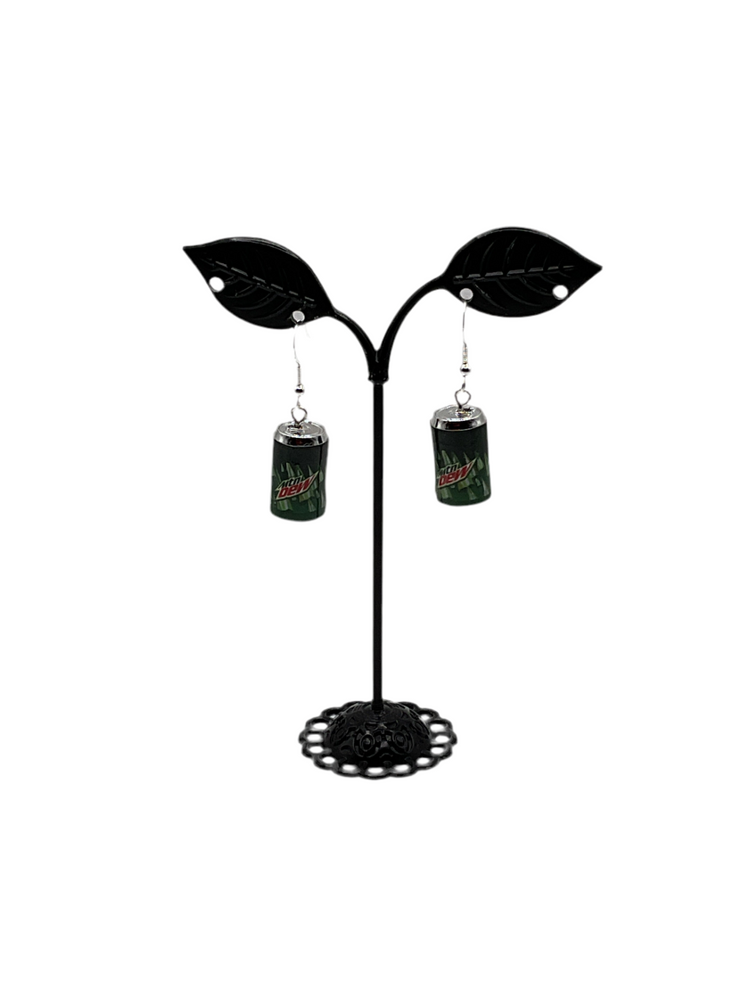 Mountain Dew Can Earrings
