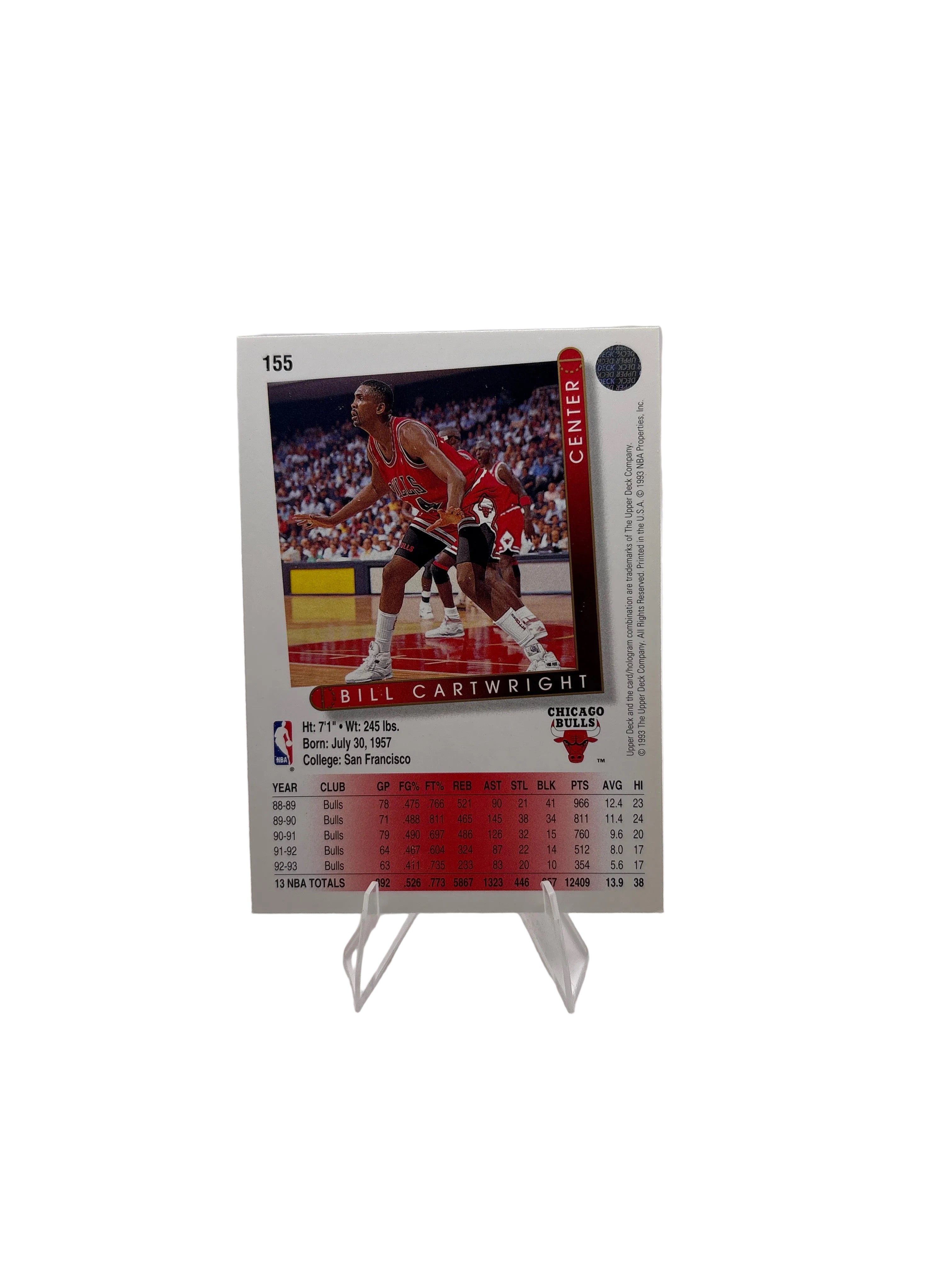 Upper Deck Bill Cartwright