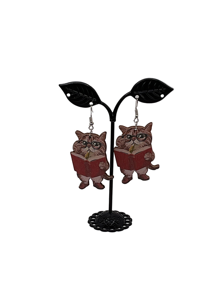 Cat earrings 8