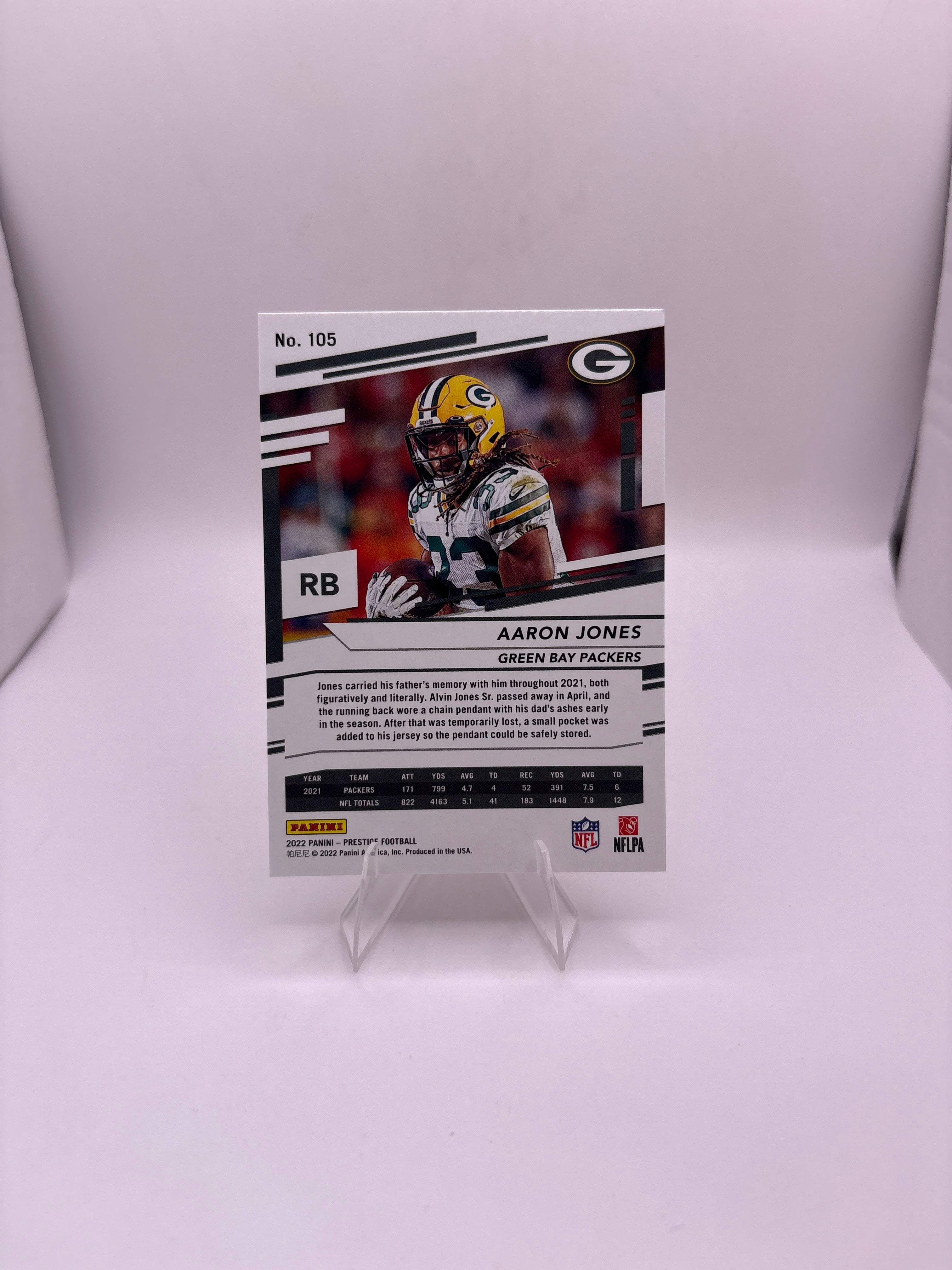 Panini Prestige Aaron Jones
