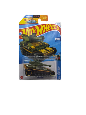 Hot Wheels Tanknator Diecast green