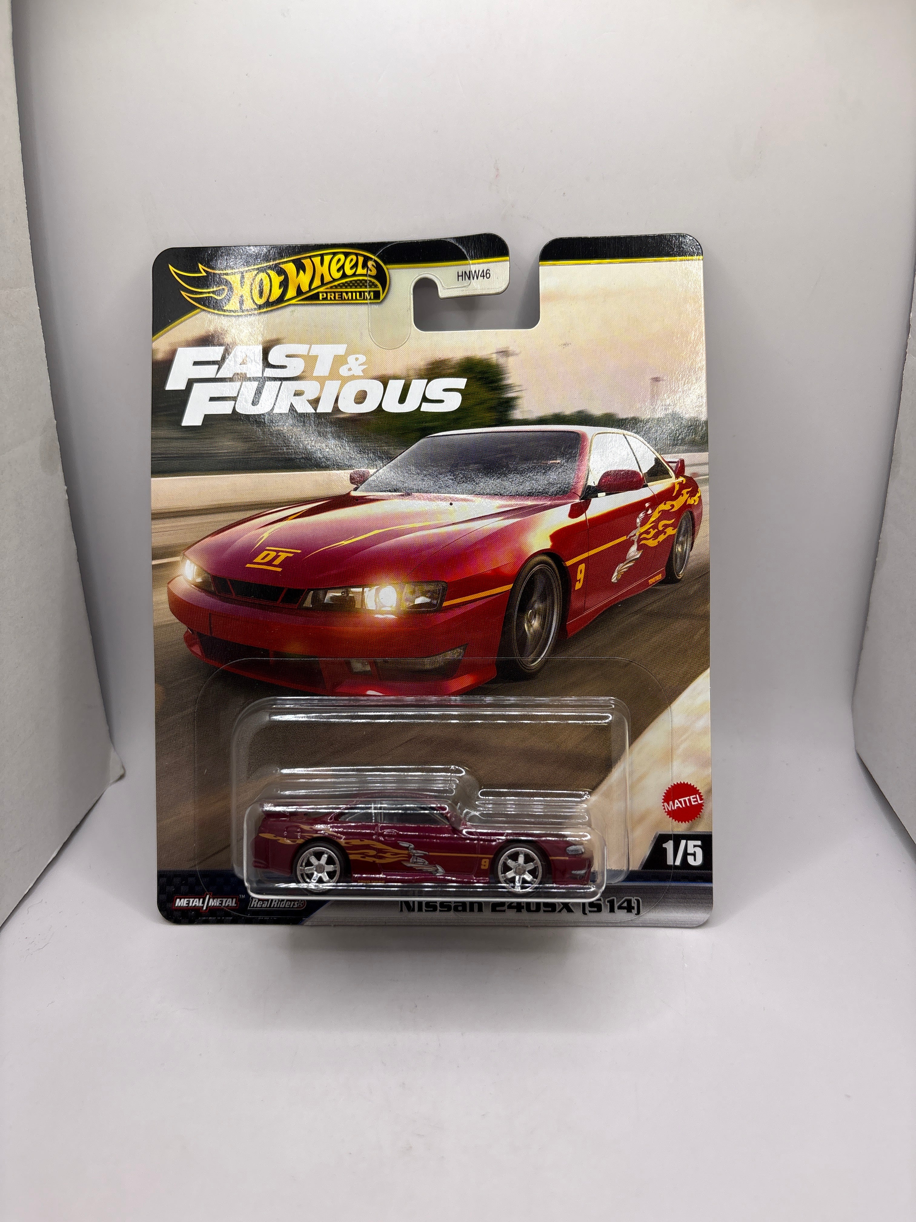 Hot Wheels Nissan 240SX (S14) Diecast red