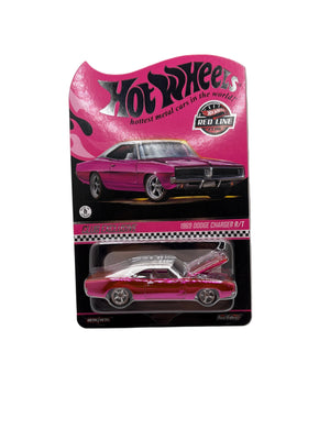 Hot Wheels 1969 Dodge Charger R/T Diecast pink