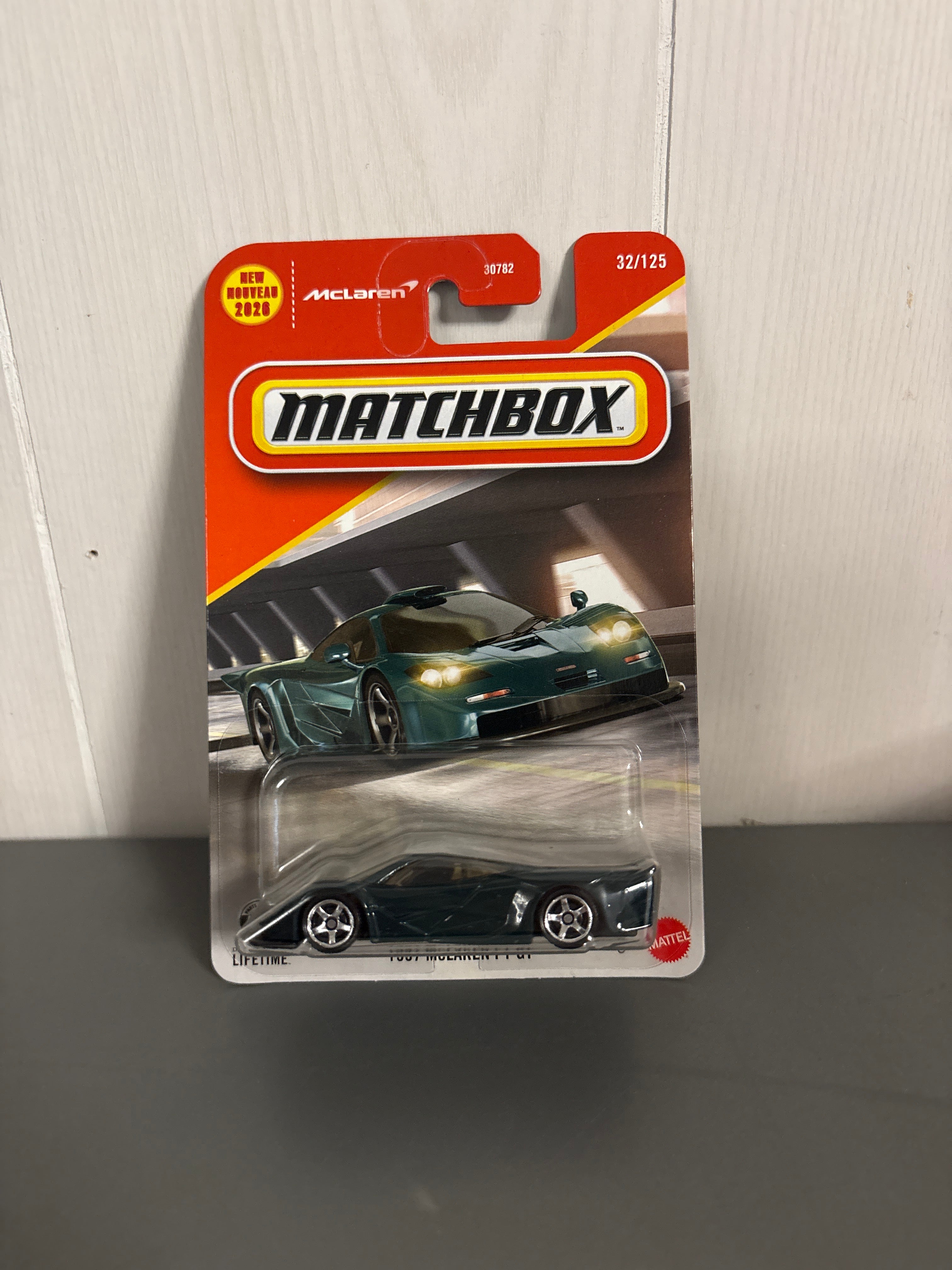 Matchbox 1997 McLaren F1 GT Diecast green