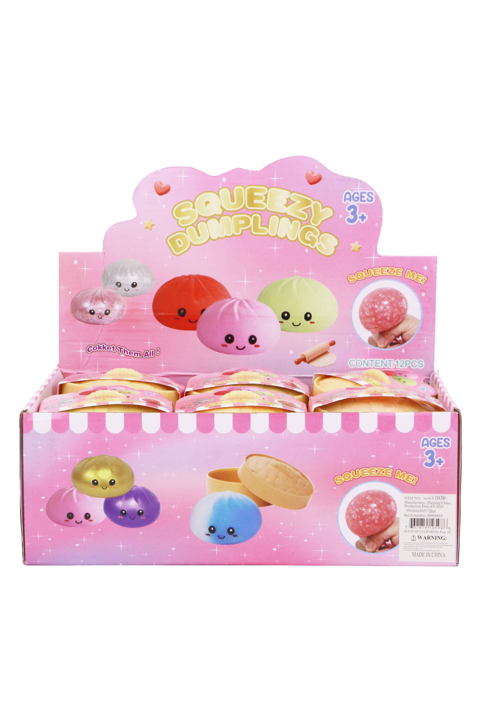 Ombre Dumpling Soft Slime Filled Squishy Blind Box