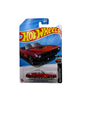 Hot Wheels 70 Plymouth Barracuda Diecast red