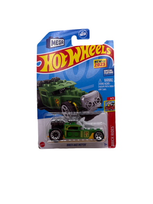 Ladrillo y motor de Hot Wheels