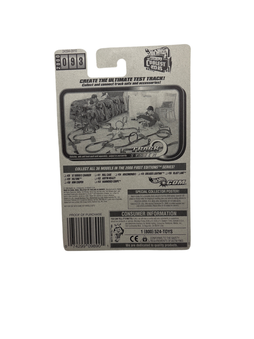 Hot Wheels Hammered Coupe Diecast purple