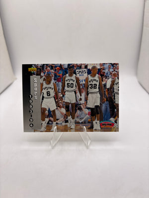 Upper Deck San Antonio Team Card