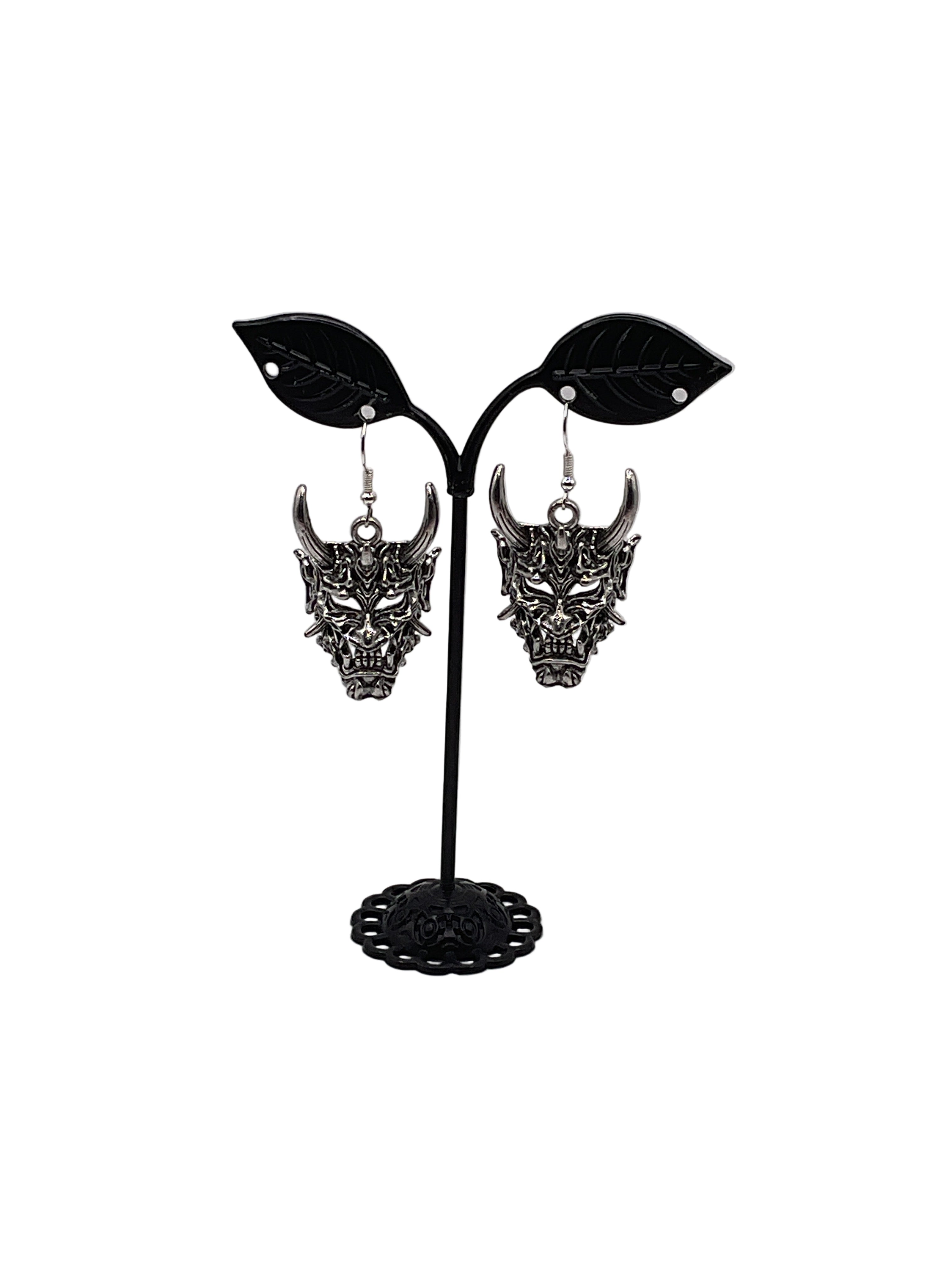 Hannya Mask Earrings