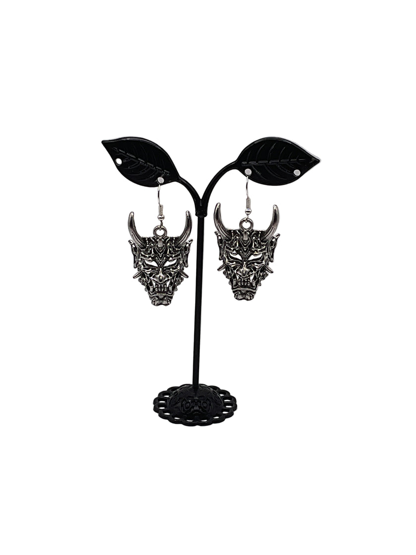 Hannya Mask Earrings