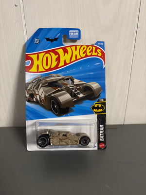 Hot Wheels The Dark Knight Batmobile Diecast tan