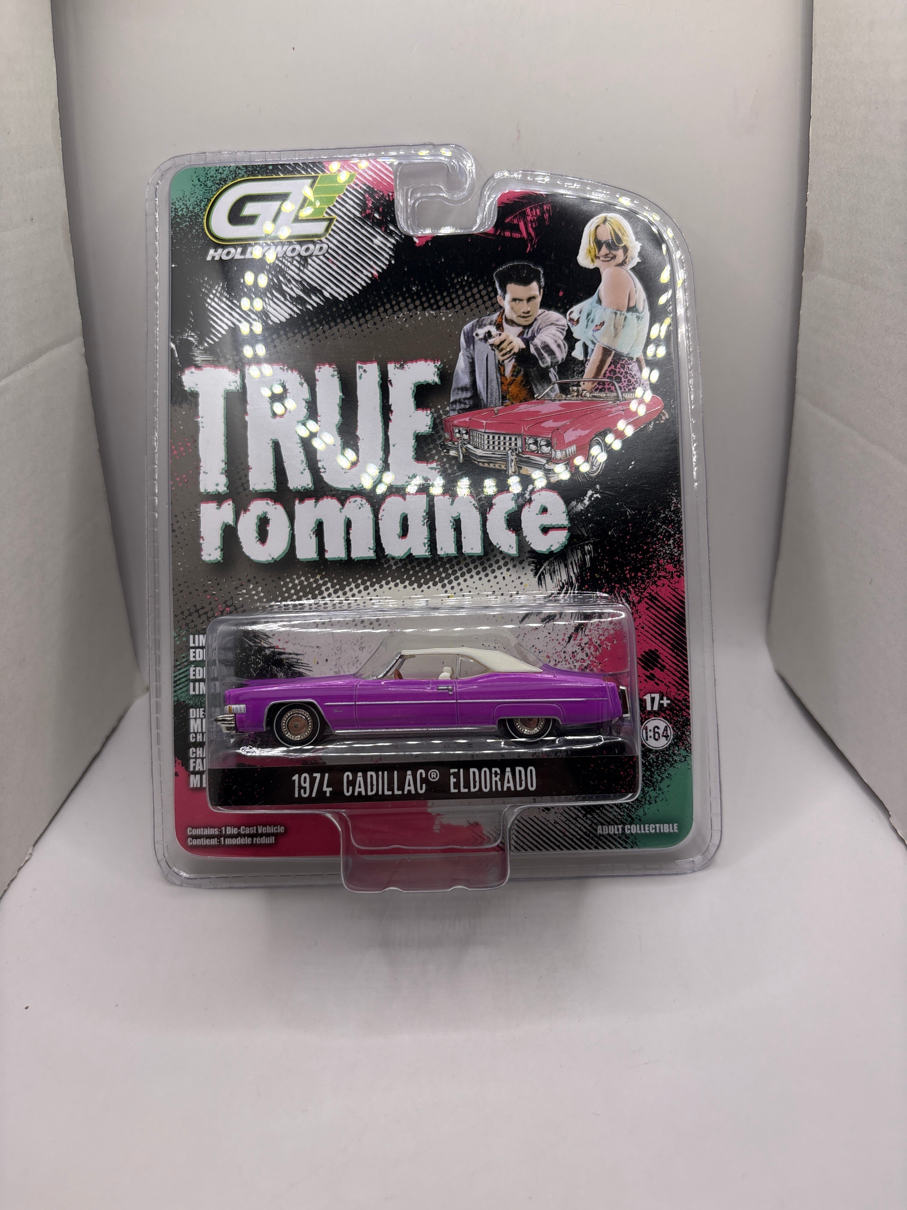 Greenlight 1974 Cadillac Eldorado Diecast purple