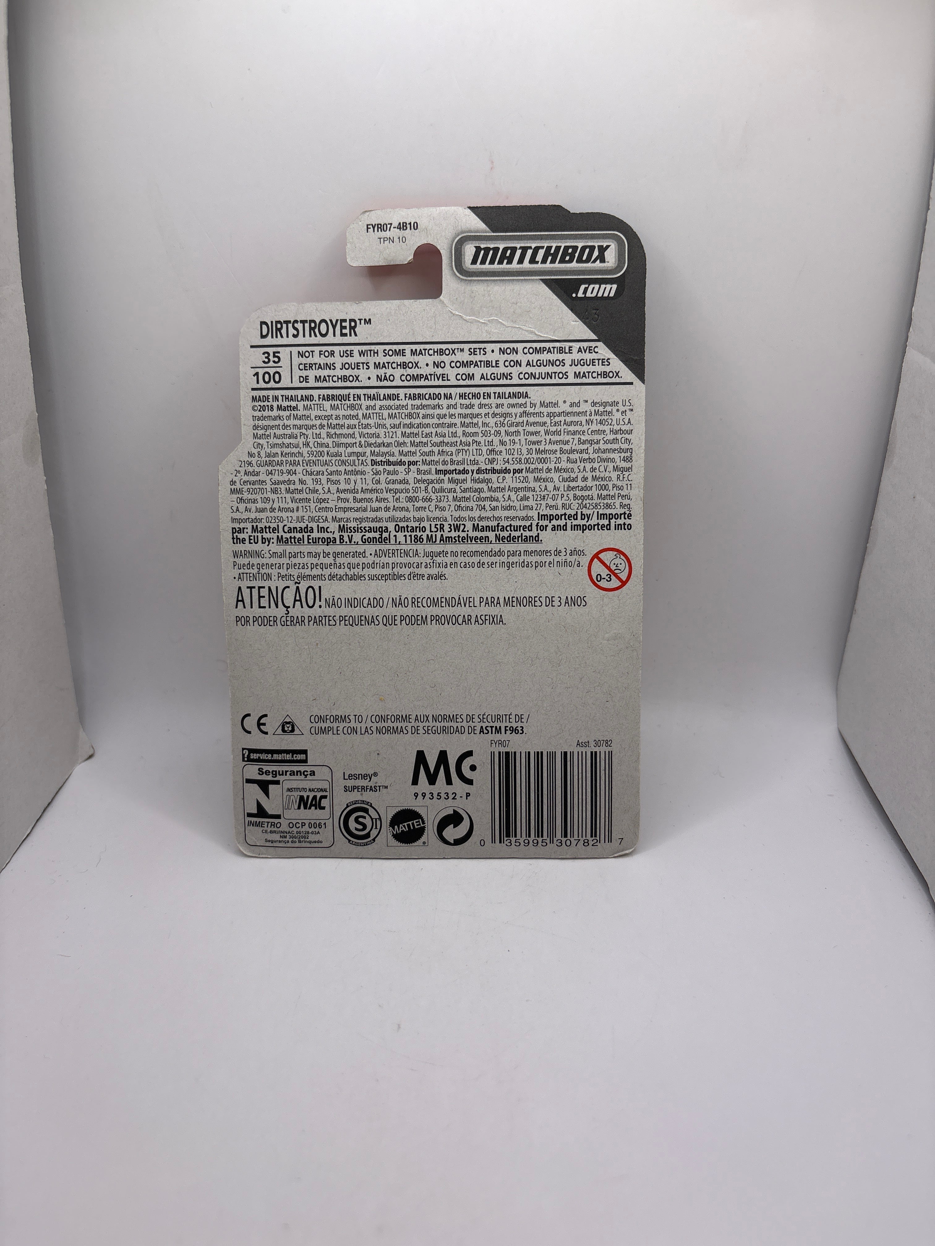 Matchbox Dirtstroyer Diecast green