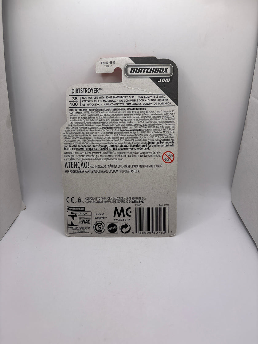 Matchbox Dirtstroyer Diecast green