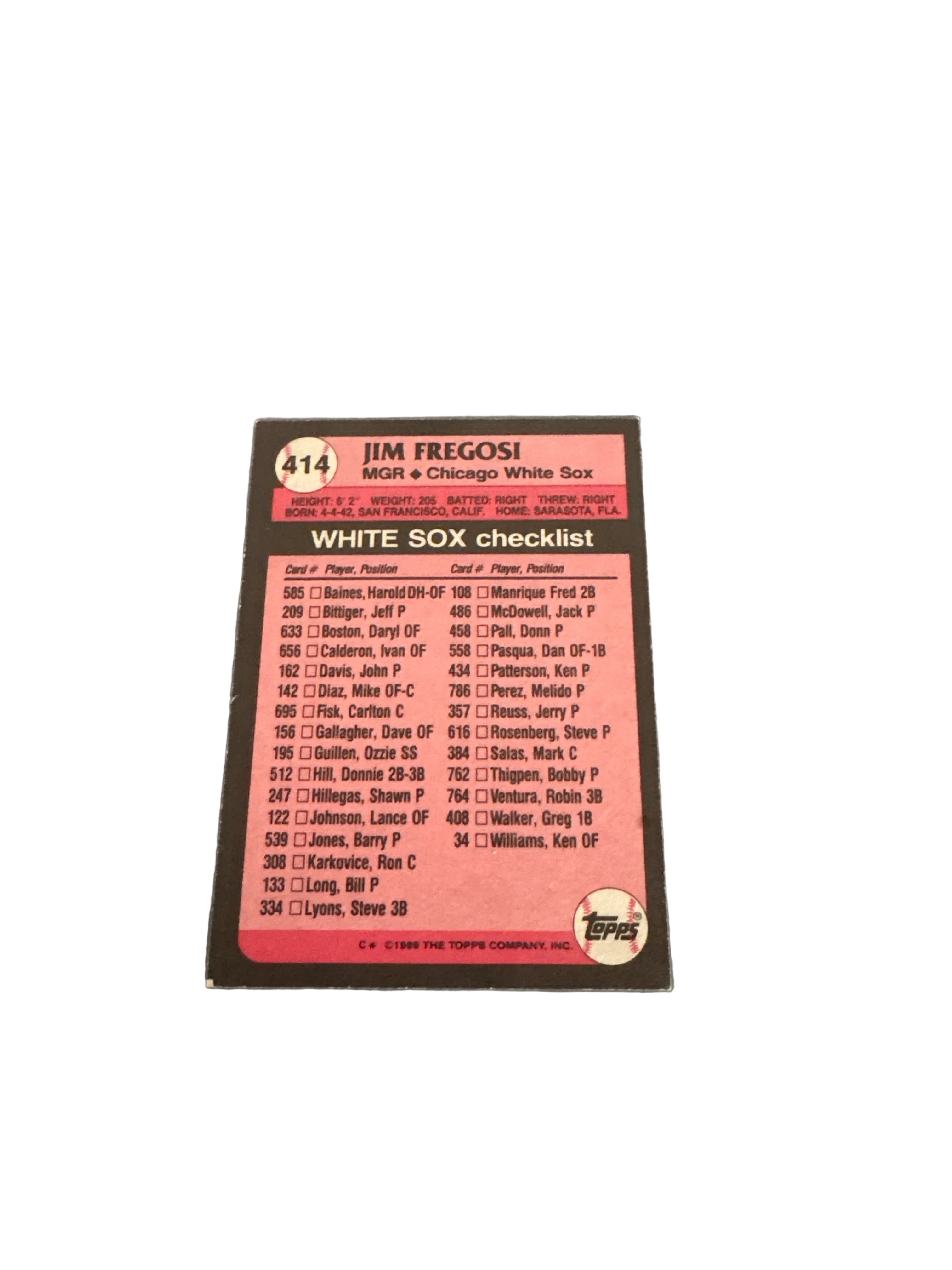 Topps Jim Fregosi