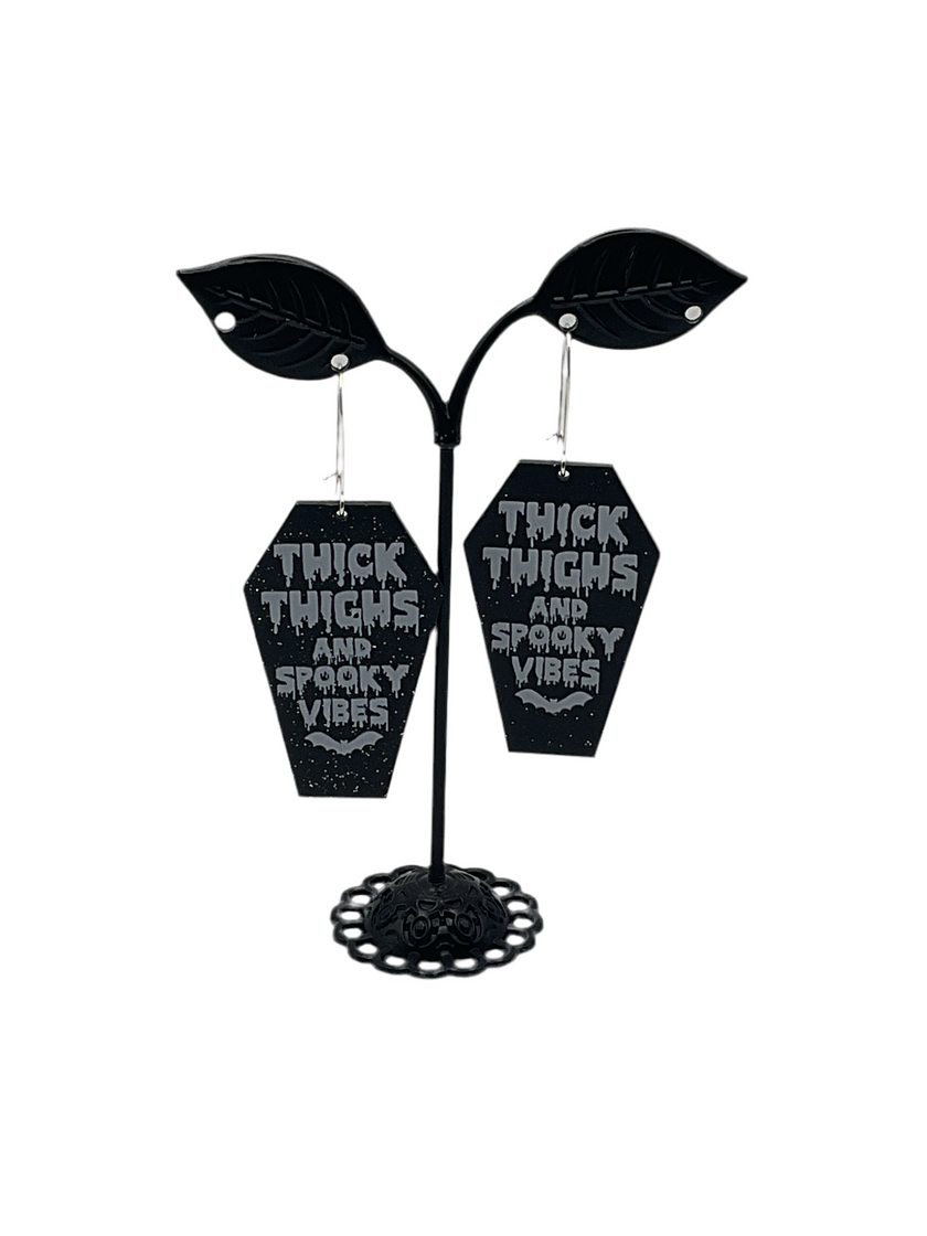 Pendientes de muslos gruesos y vibraciones espeluznantes