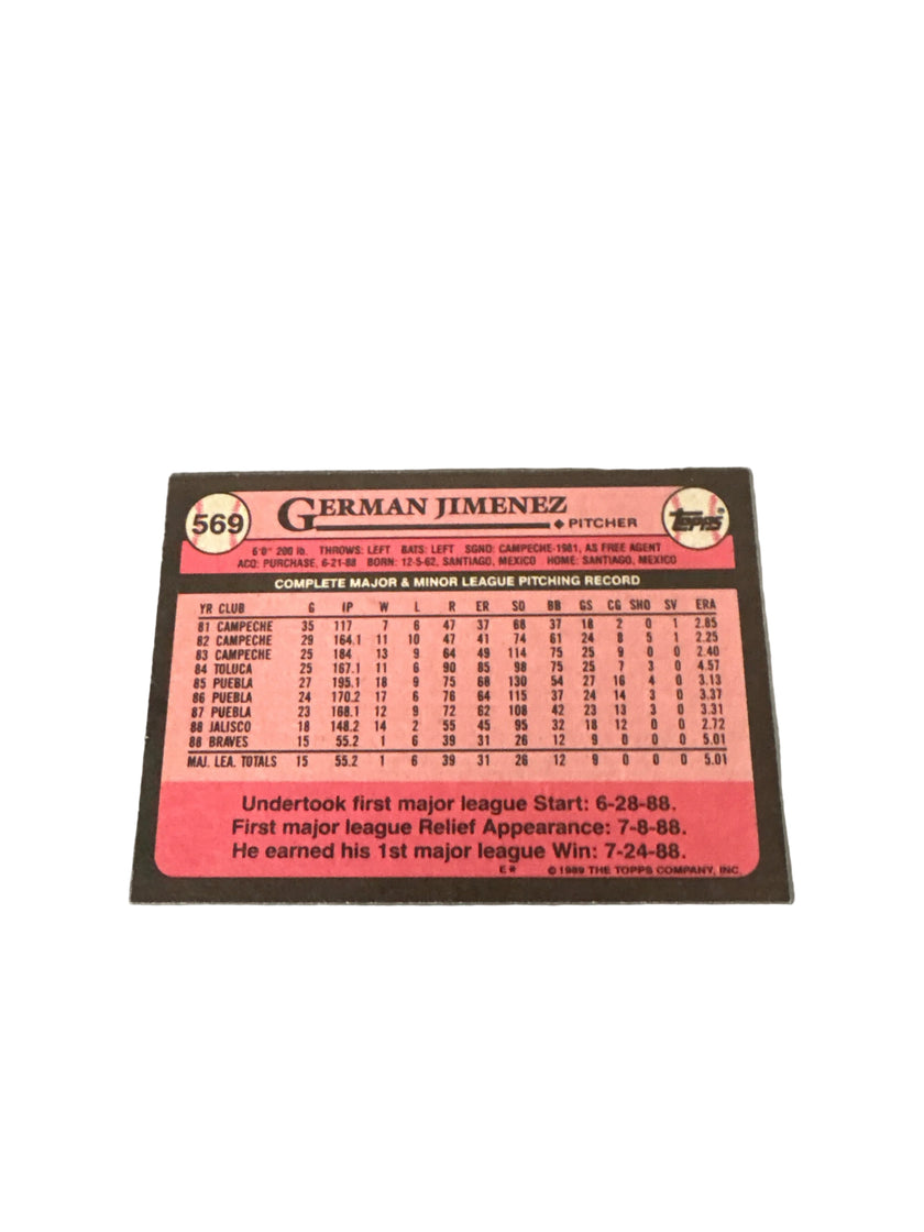 Topps German Jimenez