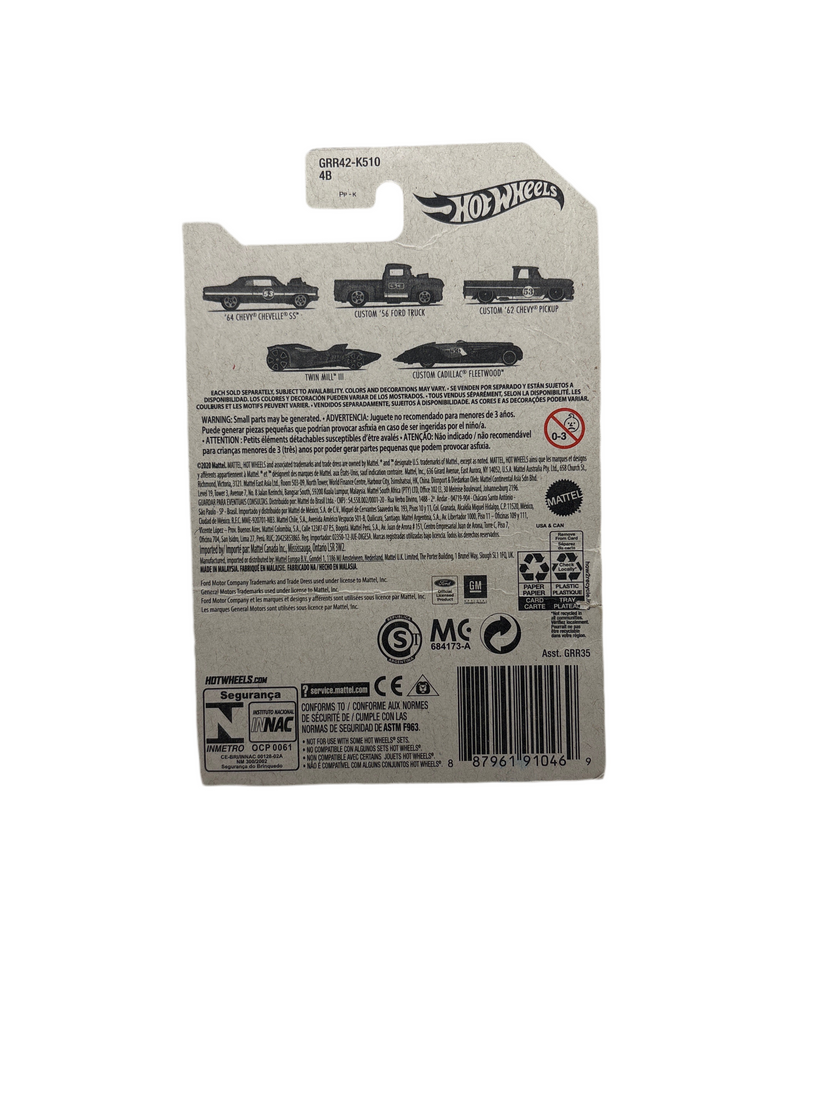 Hot Wheels Custom Cadillac Fleetwood Diecast orange