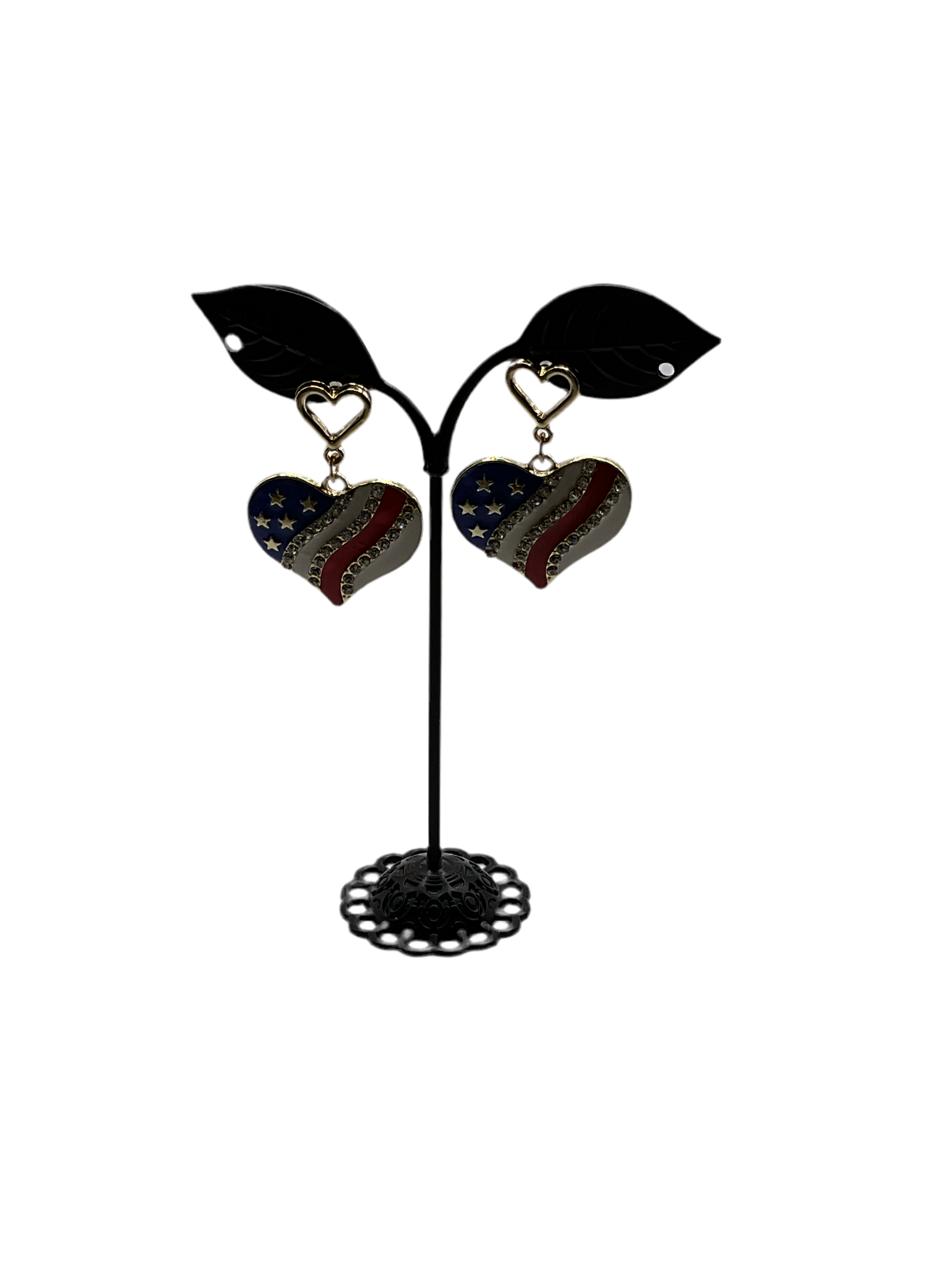 Americana  Heart Earrings