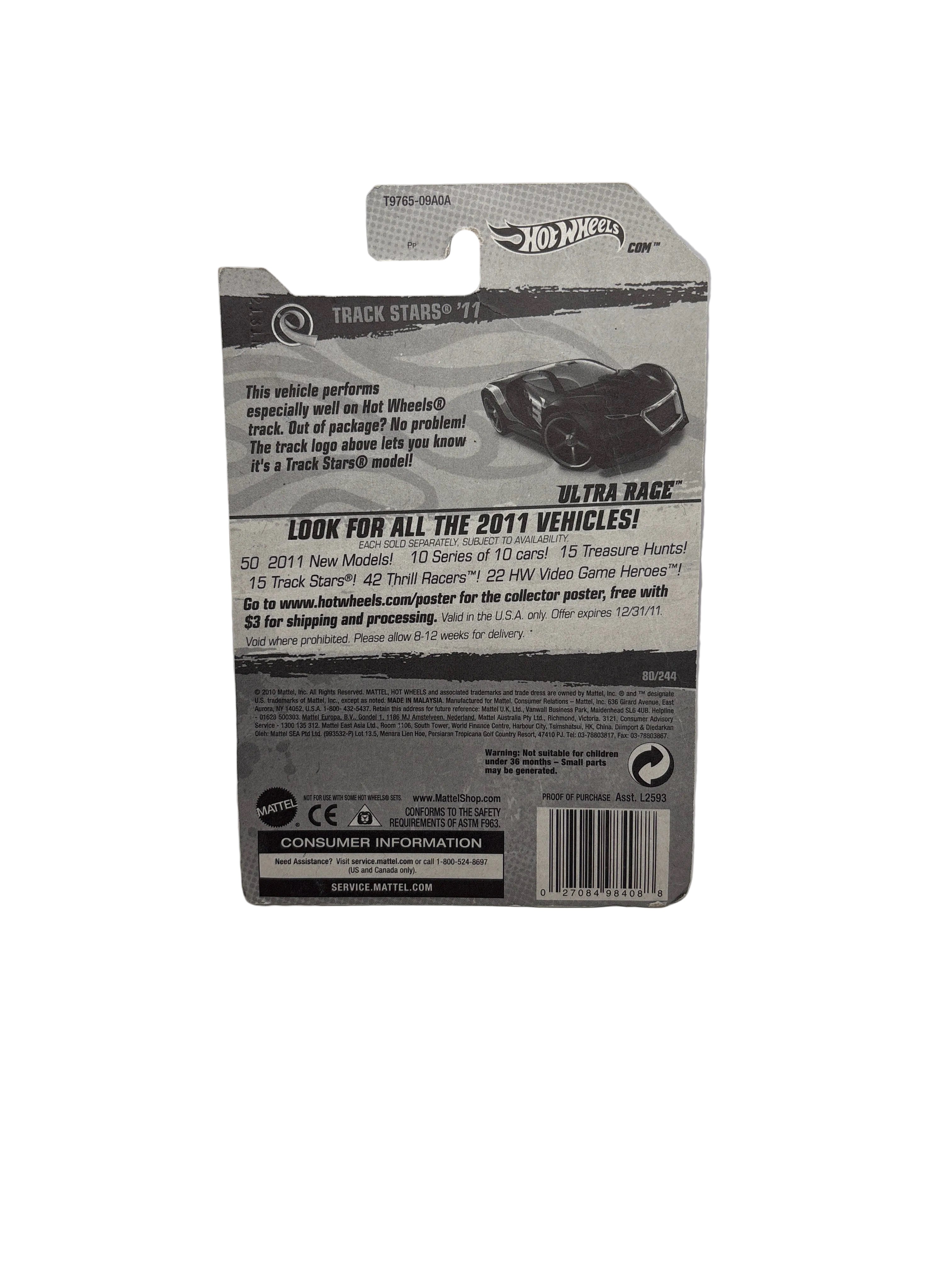 Hot Wheels Ultra Rage Diecast