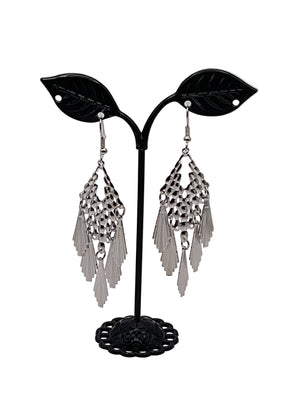 Silver earrings