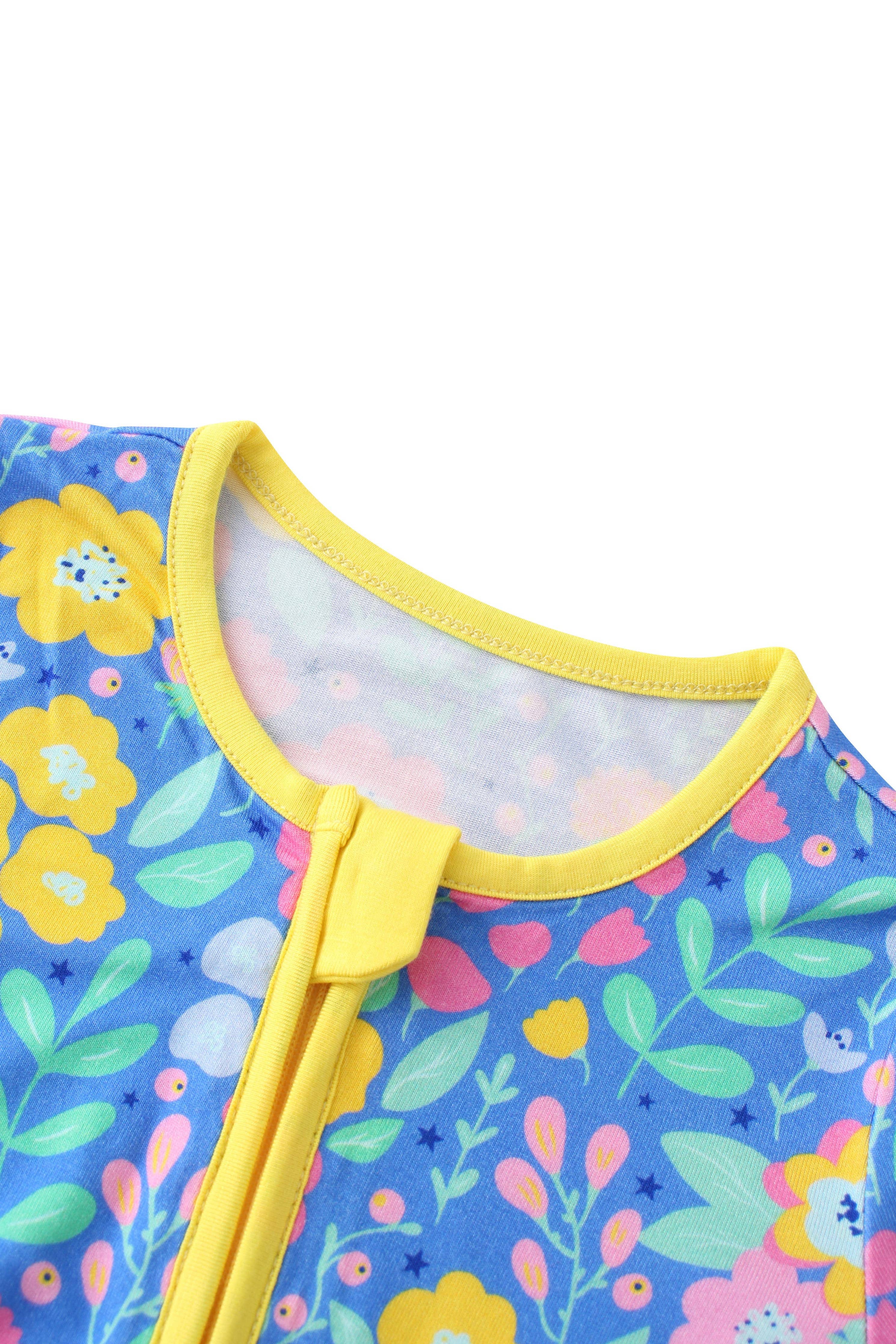 PreSale  Posh TOT Sunny Blooms Bamboo Baby Convertible Zippy Romper
