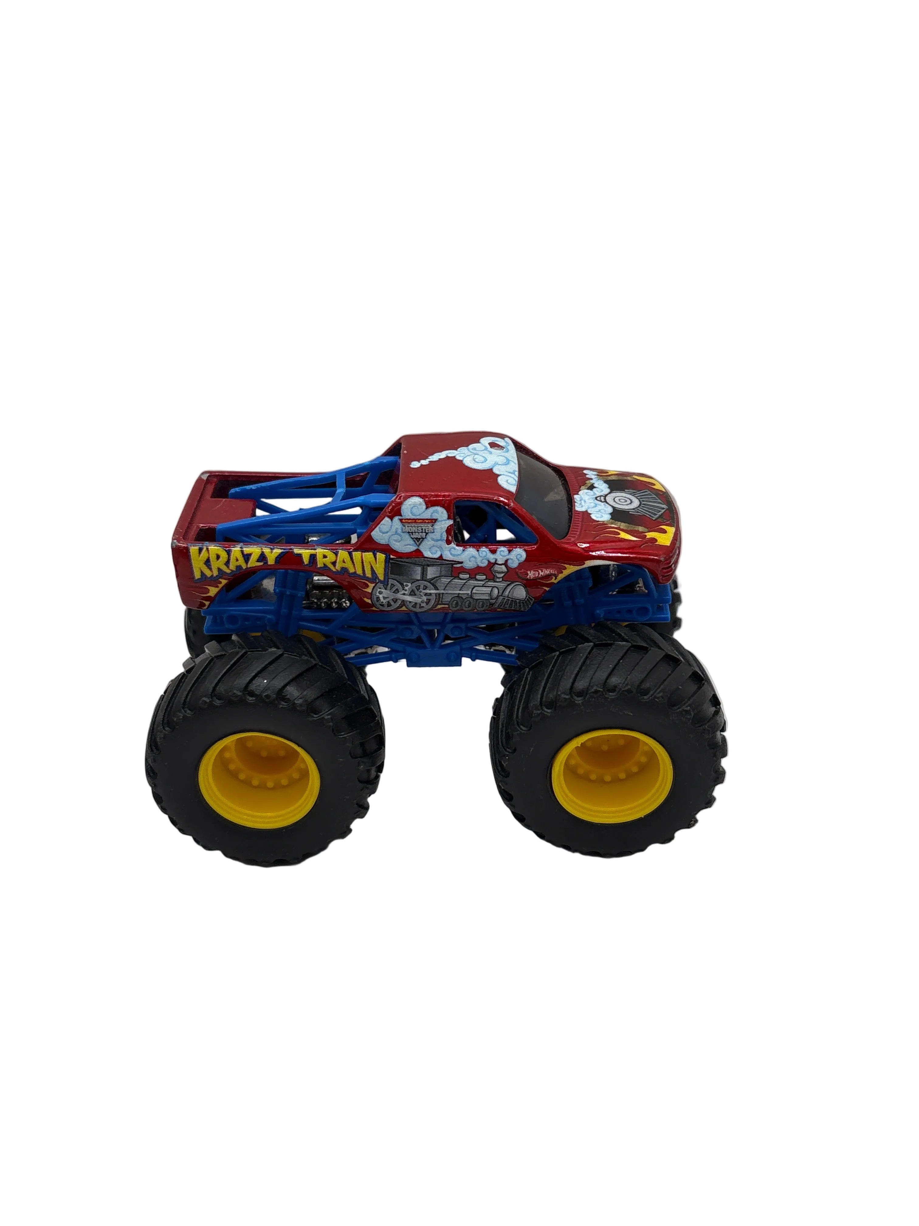 Hot Wheels Krazy Train Monster Truck Diecast multi color