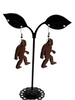 Bigfoot earrings