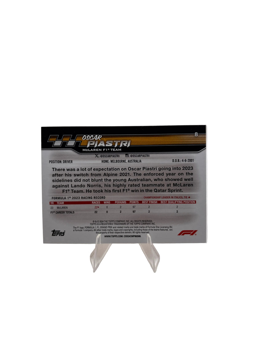 Paddock Pass Oscar Piastri