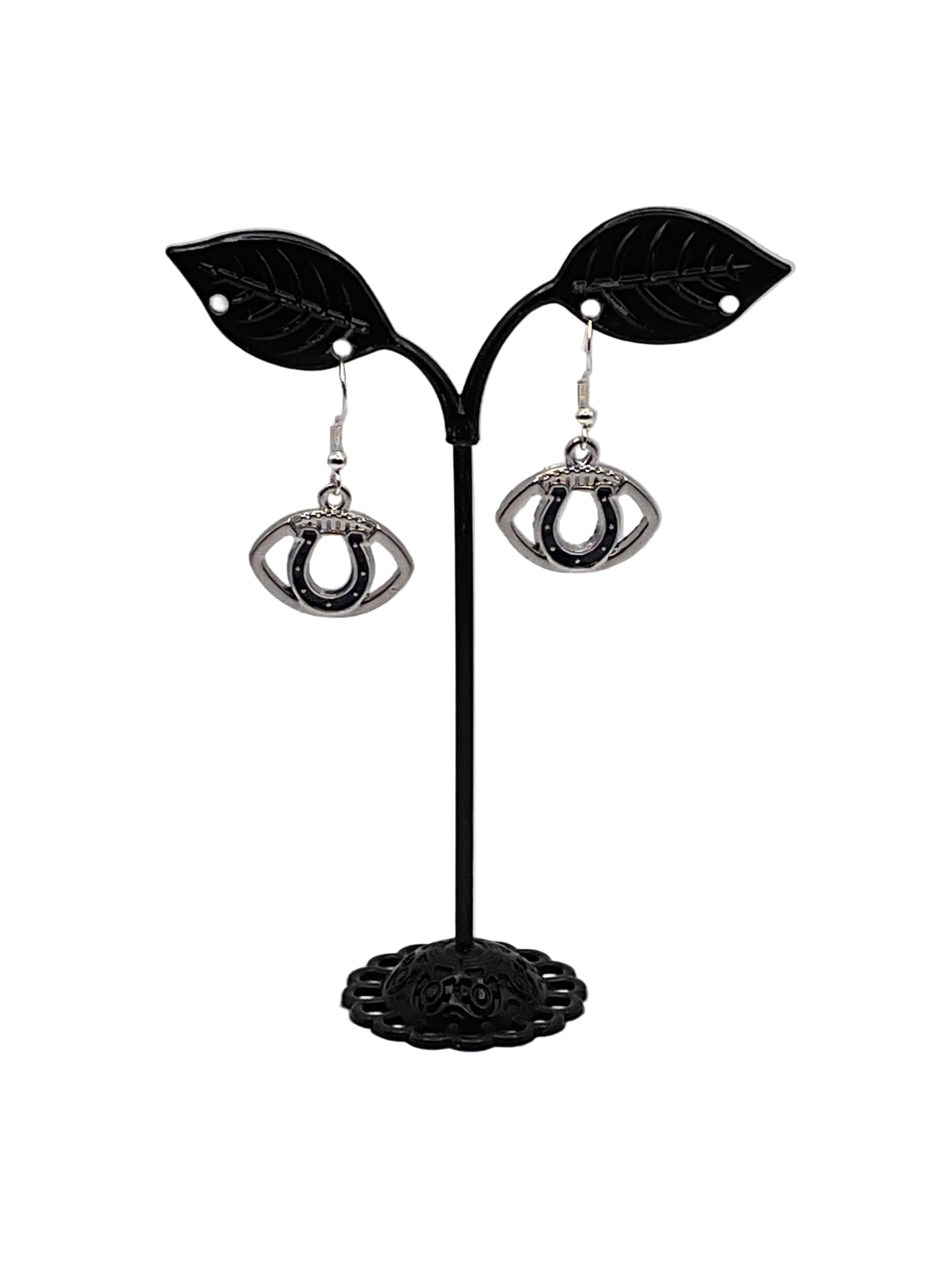 Football Shaped Football Earrings