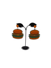 Cheese burger earrings