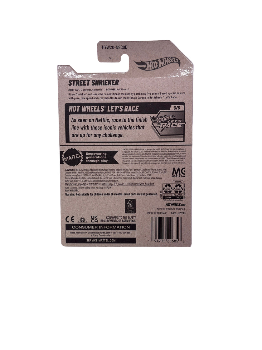 Hot Wheels Street Shrieker Diecast