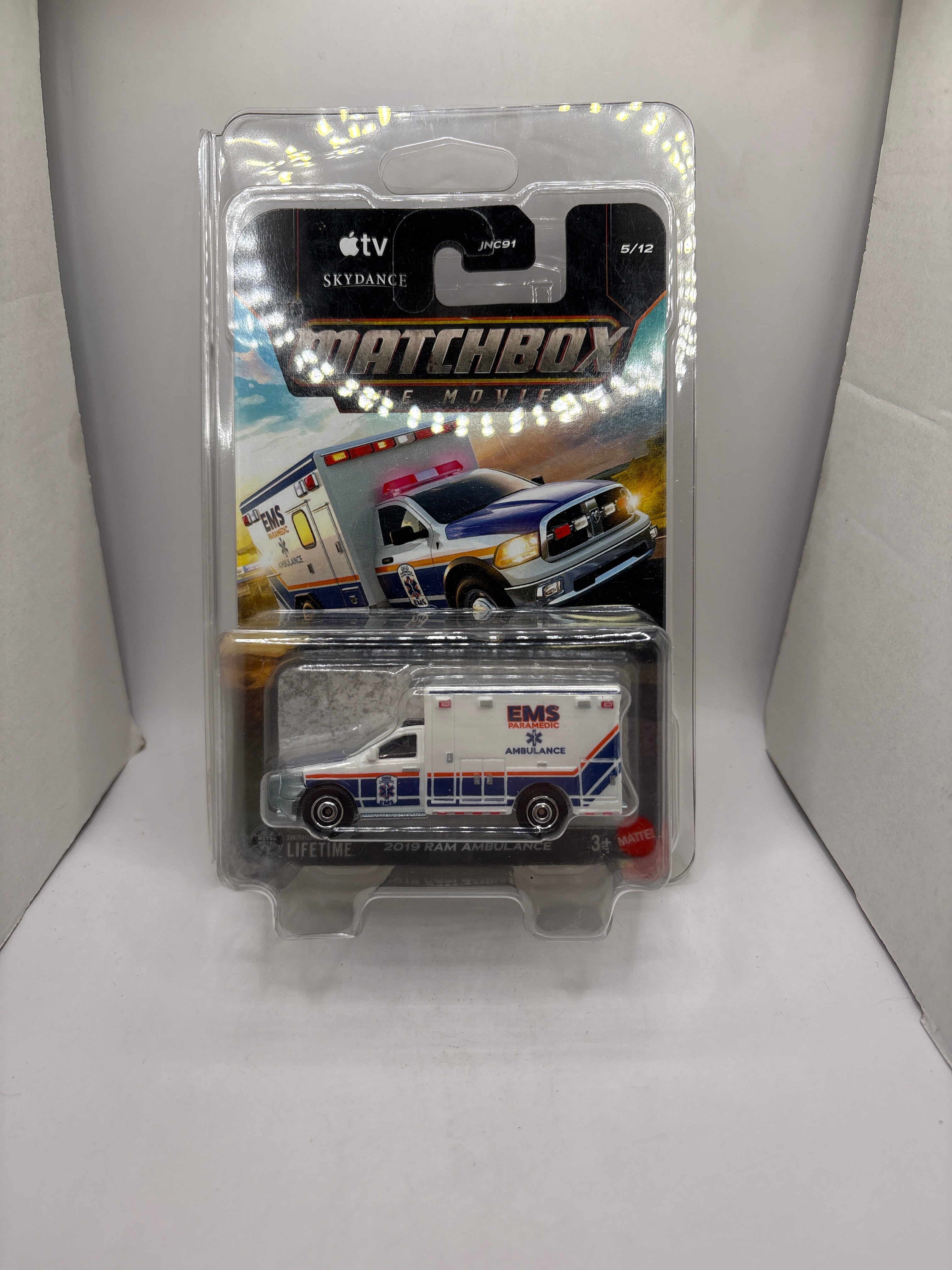 Matchbox 2019 Ram Ambulance Diecast white