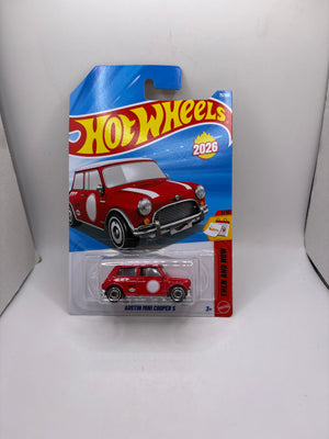 Hot Wheels Austin Mini Cooper S Diecast red