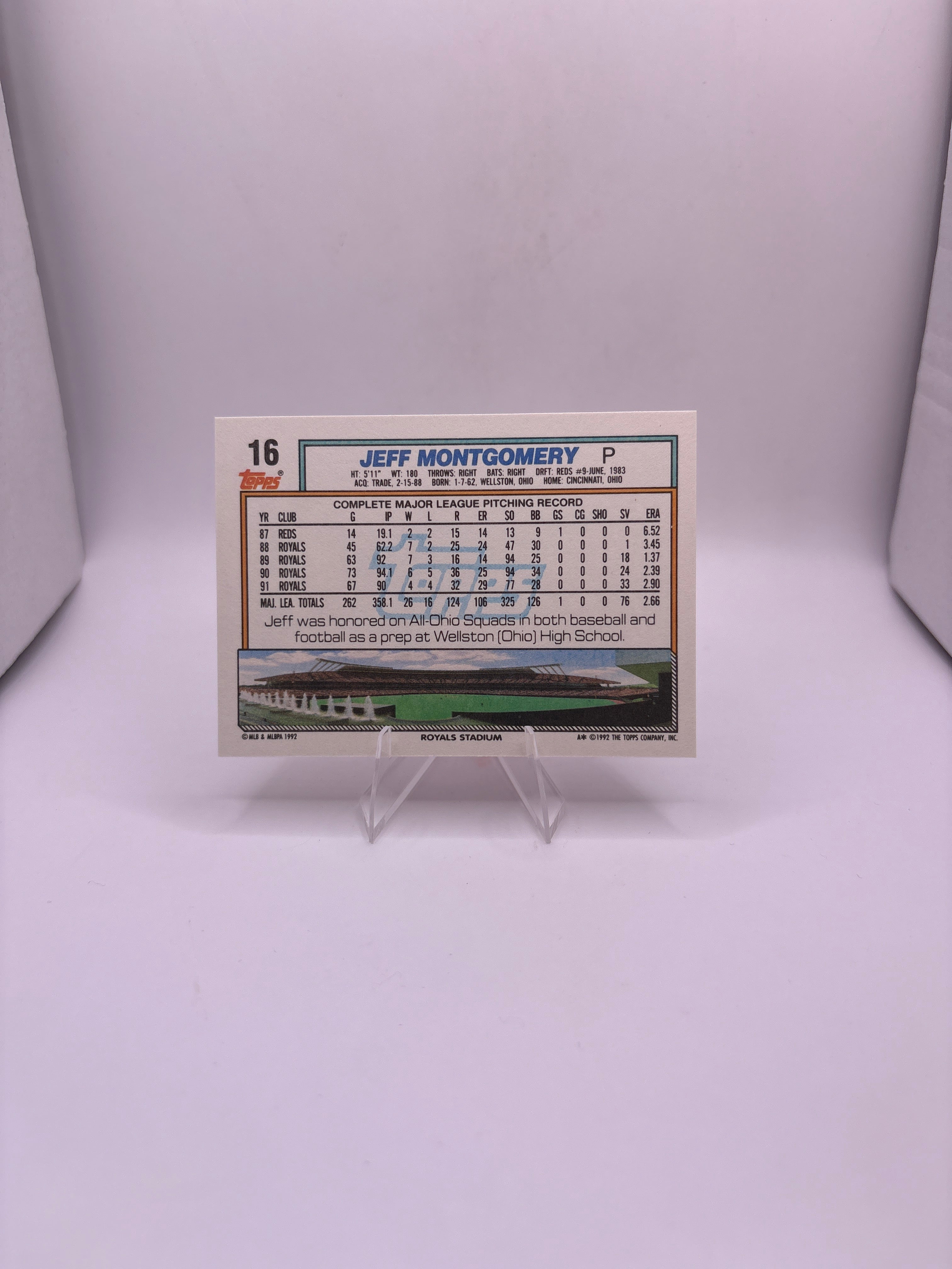 Topps Jeff Montgomery