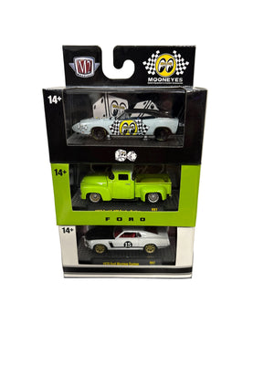 M2 Detroit Muscle 3 Pack Bundle Diecast multi colors