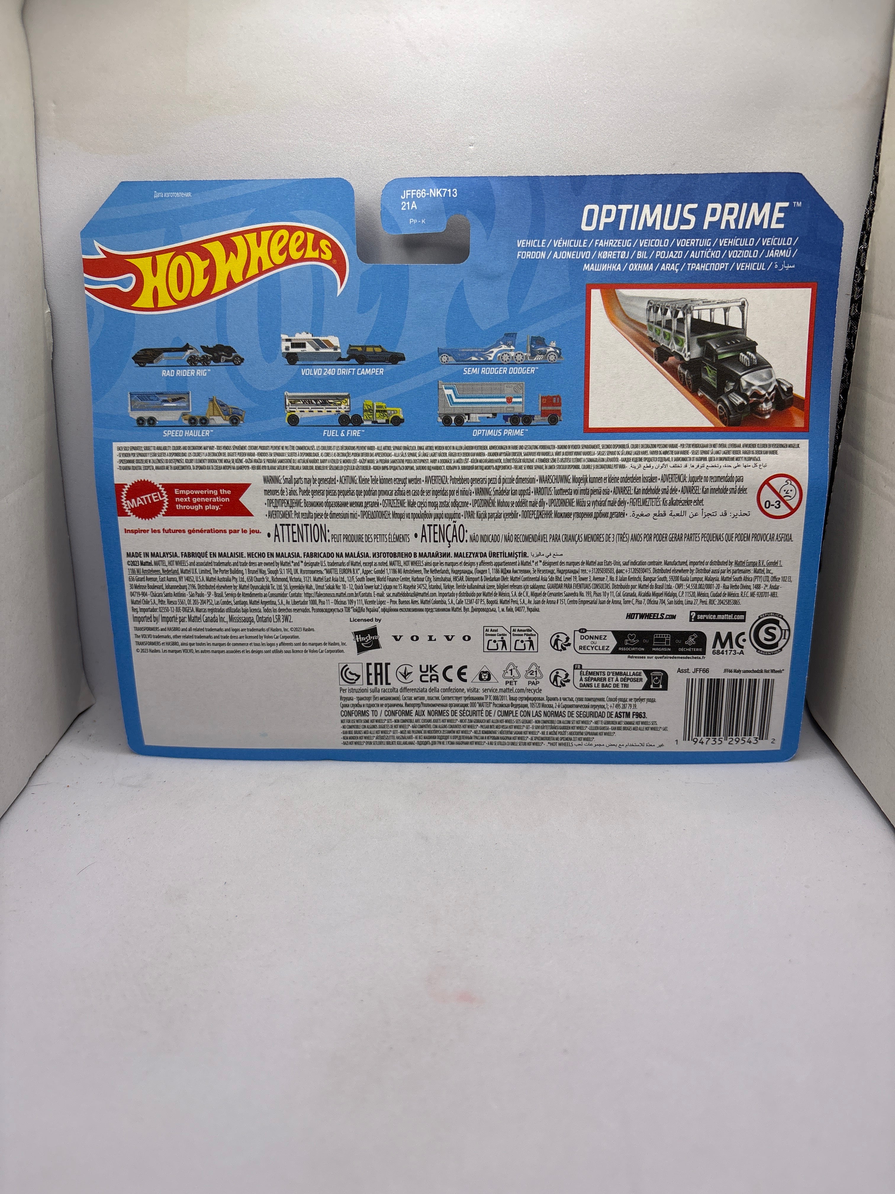 Hot Wheels Optimus Prime Diecast