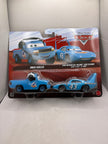 Disney Pixar Cars Roger Wheeler Strip Weathers AKA The King Diecast blue